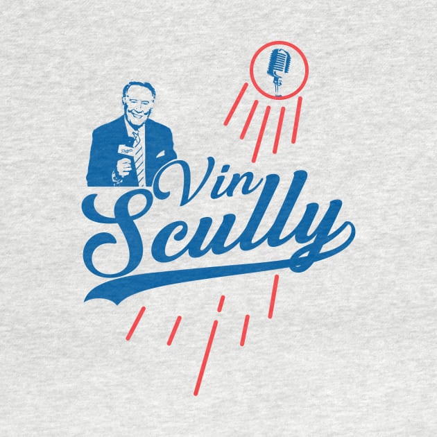 Vin Scully by LMW Art